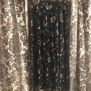 Floral maxi skirt